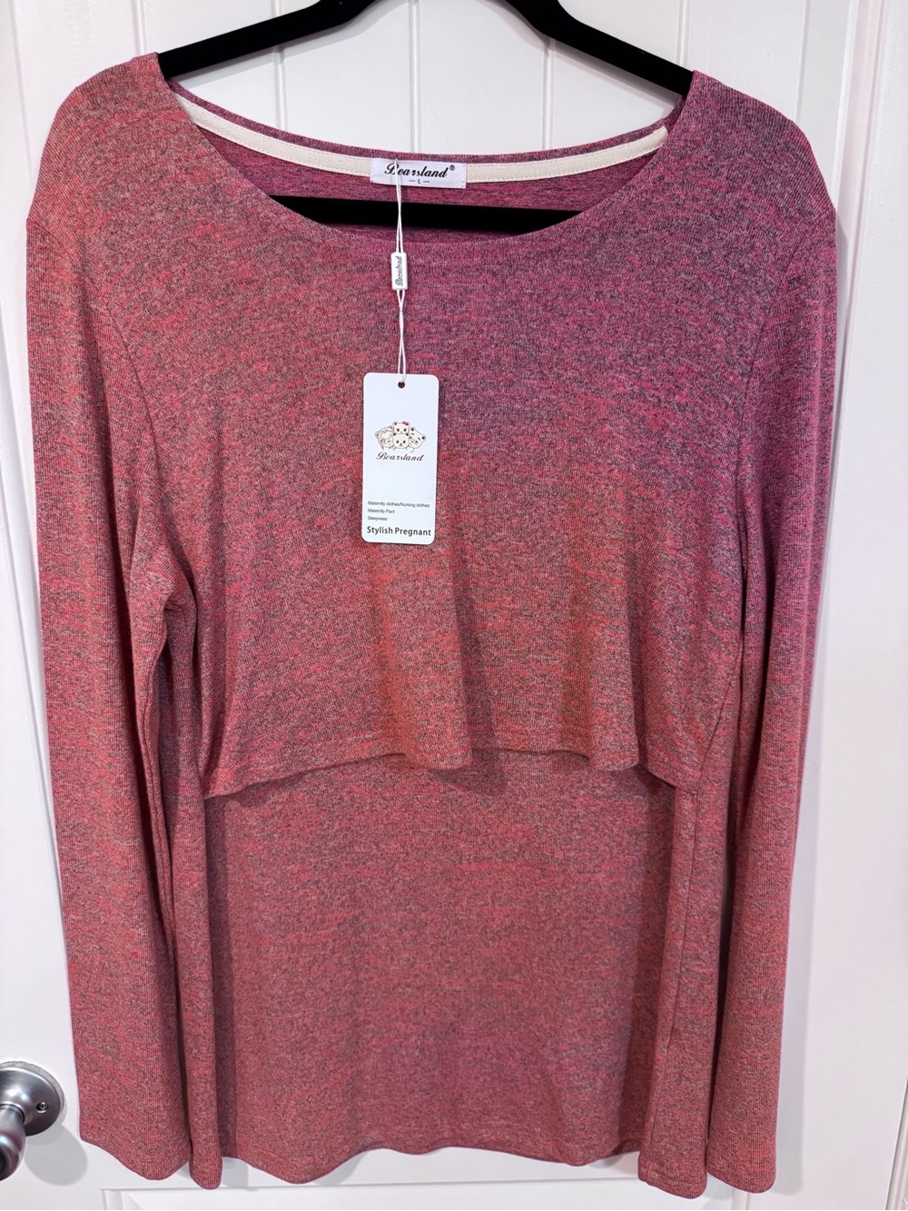 Bearsland Heather Rose Long-Sleeve Nursing Top